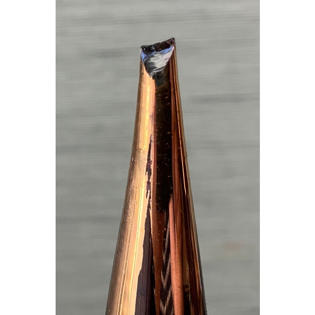 Antique Bohemian Gold Guilt Ruby Glass Decanters, for Middle Eastern Market - a Pair For Sale - Image 12 of 12