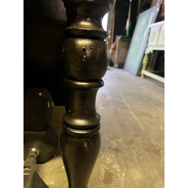 Late 20th Century Spanish Colonial Style Long Console Table For Sale - Image 14 of 15