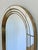 Gold Large Vintage Deknudt Arched Beveled Panel Mirror – Gold, Belgium, 1980s For Sale - Image 8 of 12