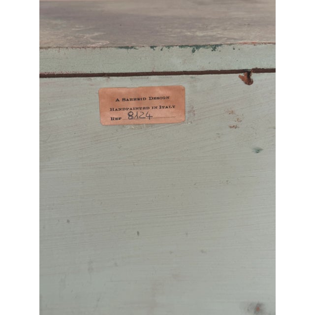 Sarried Ltd Hand Painted Trompe Loiel Cabinet Italy For Sale In New York - Image 6 of 13