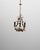 20th Century Italian Gilt Metal Tole Chandelier with Leaf Motif For Sale - Image 12 of 18