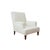 French Provence Upholstered Chair, Dark Mahogany For Sale - Image 3 of 3