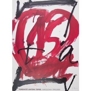 15 ans de la Fondation Poster after Antoni Tapies For Sale