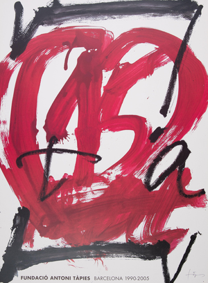 15 ans de la Fondation Poster after Antoni Tapies