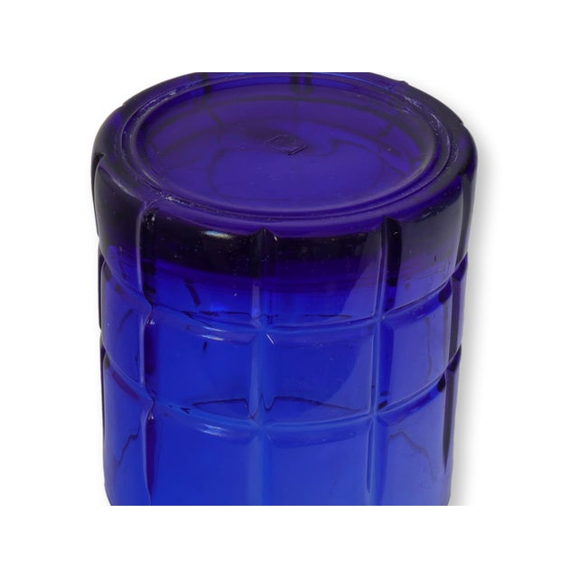 Anchor Hocking Anchor Hocking Tartan Cobalt Glassware, 15 Pieces For Sale - Image 4 of 5