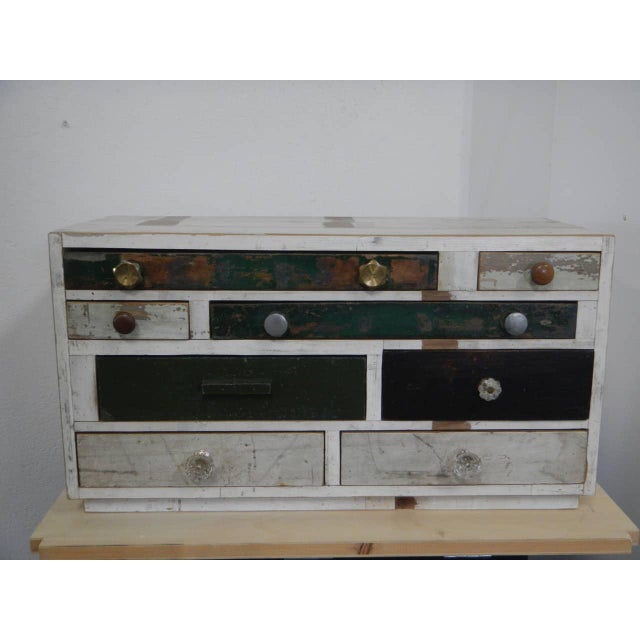 Table Chest of 8 Drawers, 1980 For Sale - Image 11 of 11