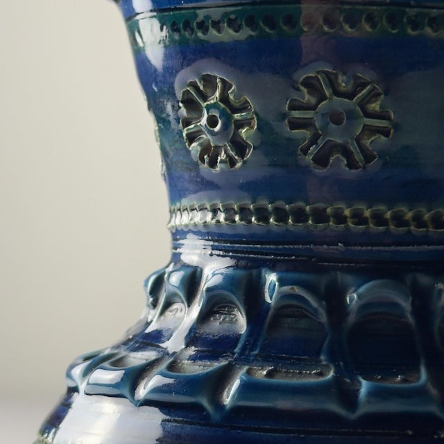 Ceramic Vintage Ceramic Vase by Aldo Londi for Bitossi, 1970s For Sale - Image 7 of 15