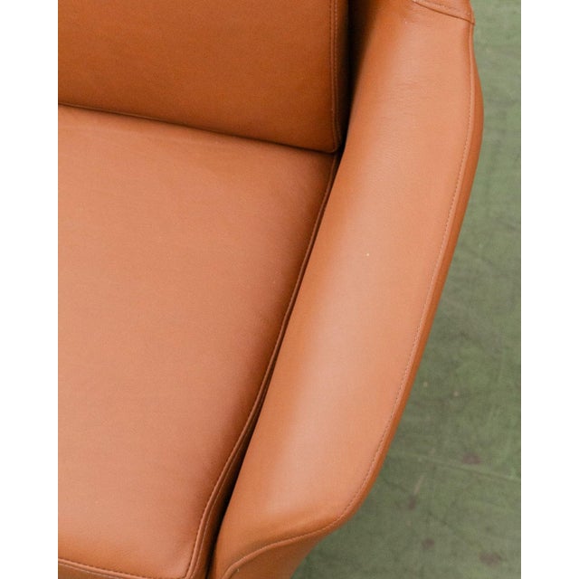 Mid 20th Century Swedish Leather Chair For Sale In Palm Springs - Image 6 of 12