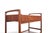 Wood Mid 20th Century Danish Modern Two Drawer Bar Cart in Teak For Sale - Image 7 of 11