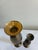 Brass Set of 2, Vintage Brass Bud Vases For Sale - Image 8 of 8