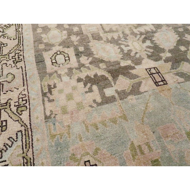 Mid 20th Century Galerie Shabab Collection Mid-20th Century Persian Malayer Accent Rug For Sale - Image 5 of 9