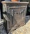 Antique cast-iron radiator surround, circa 1900, featuring beautiful ornamentation and original patina. Fitted with a...