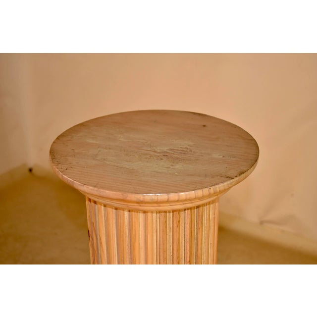 19th Century English Pine Pedestal For Sale - Image 4 of 5