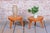 Brown Mid-Century Small Tables in Larch Wood, Czech. 1950s, Set of 2 For Sale - Image 8 of 9