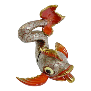Vintage Herend Dolphin Place Card Holder