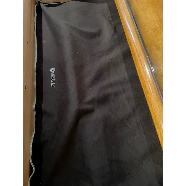 Chestnut Vintage Century Furniture China Cabinet For Sale - Image 8 of 9