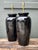 Metal Vintage Postmodern Ceramic Lamps - A Pair For Sale - Image 7 of 12