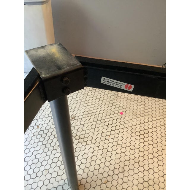 Stone 1980s D’Urso High Table for Knoll For Sale - Image 7 of 9