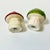 1940s Vintage Boho Chic Hollywood Regency Mushroom Salt & Pepper Shakers - A Pair. For Sale - Image 9 of 10
