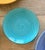 Late 20th Century Saturated Solids and Swirls Colored Wall Plate Curation- Set of 7 For Sale - Image 10 of 17