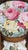 Vintage Louis XVI Style French Arm Chair Restyled/Restored- Vintage Cabbage Roses Floral Batkcloth Upholstery Fabric For Sale - Image 9 of 12