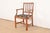 Henredon Style Regency Carved Mahogany Faux Bamboo Dining Chairs, Set of Four For Sale In South Bend - Image 6 of 13