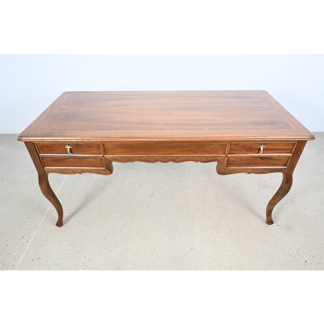 Italian Louis XV Style Rosewood Writing Desk, newly refinished and thoughtfully updated for today’s interiors. Crafted in...
