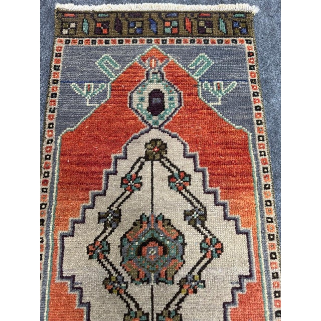 Turkish Yastik Rug 1'3" x 3' For Sale - Image 4 of 5