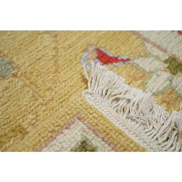Cream Sumak Rug 4'1'' X 6'1'' For Sale - Image 8 of 12