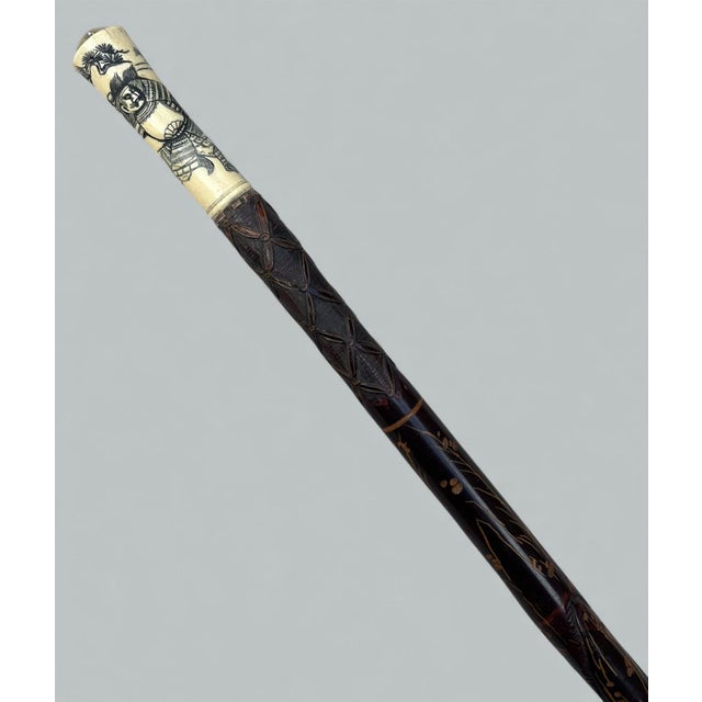 A Very Fine & Rare Example of a Lady's or Gentleman's Walking Cane of exceptional quality. Late Nineteenth Century,...