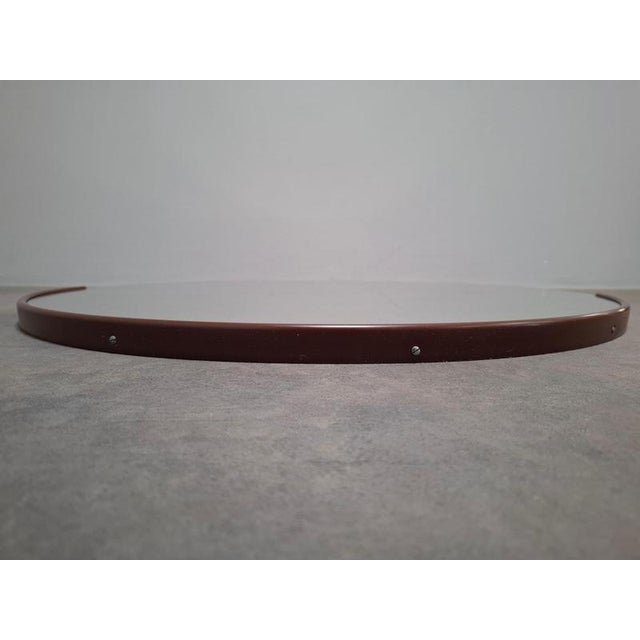 Vintage Czechoslovakian Round Wall Mirror, 1970s For Sale - Image 11 of 15
