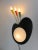 Black Sconce in the form of a Painter's Palette from Kaiser-Leuchten, 1950s For Sale - Image 8 of 18