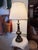 Mid 20th Century Mid 20th Century Hollywood Regency Style Brass-Colored Lamp For Sale - Image 5 of 6