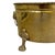 Vintage Asian Motif Lion Head Oval Brass Cachepot Planter For Sale In Chicago - Image 6 of 9