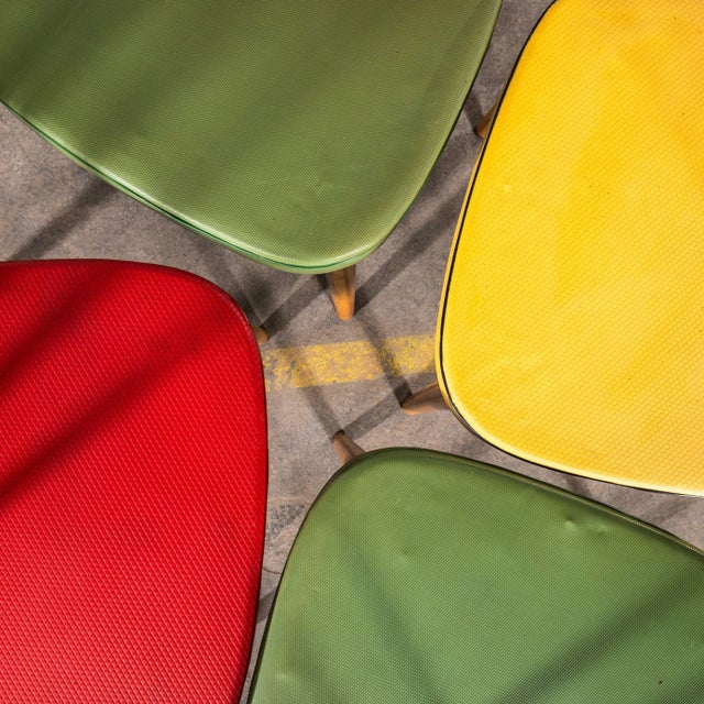 Upholstered Dining Chairs from Erco, 1950s, Set of 6 For Sale - Image 10 of 11