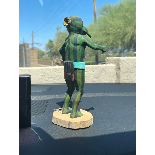 Here is a great folk art Kachina Doll that is signed by the artist from the Hopi Pueblo. Piece is in original condition...