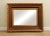 High Quality Wood and Partial Gold Finished Frame Beveled Rectangular Wall Mirror