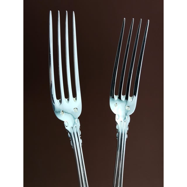 12 Dessert Forks in Silver, 1890s, Set of 12 For Sale - Image 3 of 12