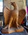 Late 20th Century Pair of 23” Vintage Glazed Terra Cotta Federal Eagle Sculptures For Sale - Image 5 of 12