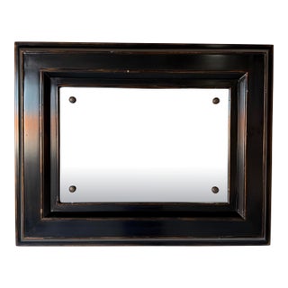 Baker for Milling Road Ebonized Wood Framed Wall Mirror For Sale