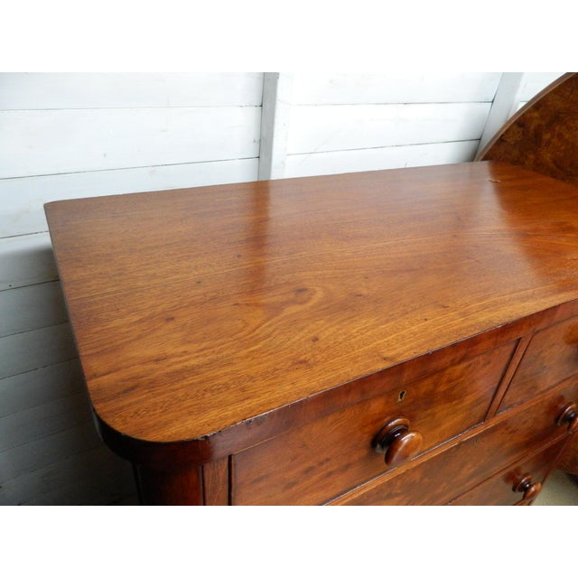 Wood Victorian Mahogany Chest of Drawers, 1890s For Sale - Image 7 of 18
