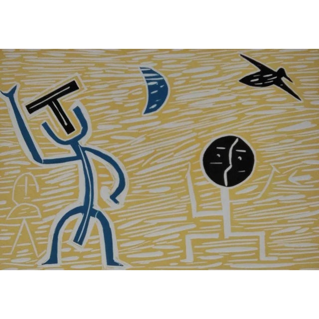 Domingo Millan, Composition, 1990, Engraving For Sale - Image 3 of 7