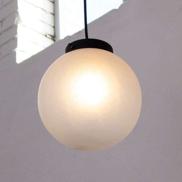 Murano Glass Suspension Lamp, Italy, 1980s For Sale - Image 6 of 10