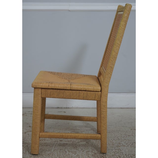 Lexington Henry Link Woven Wicker Writing Desk & Chair For Sale - Image 14 of 18