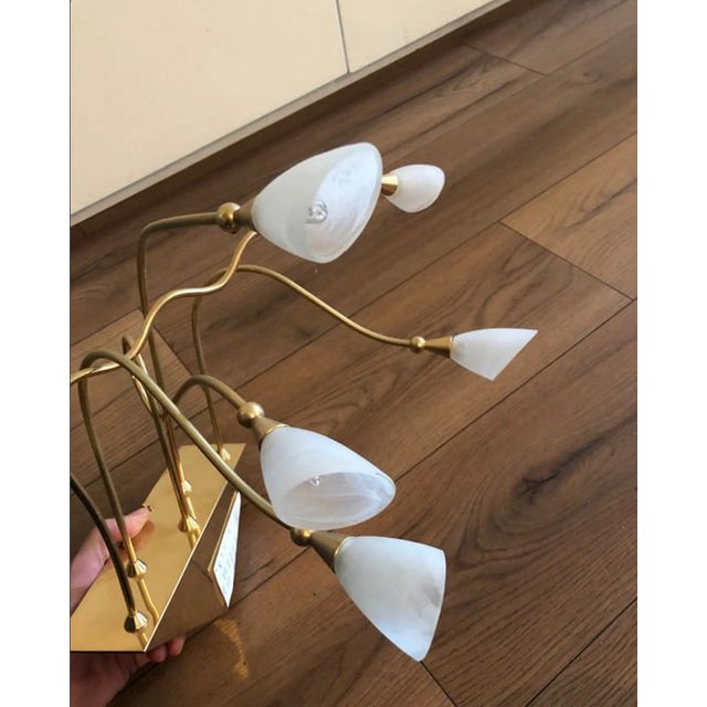 Large Mid-Century Modern Wall Light, 1960s For Sale - Image 4 of 8