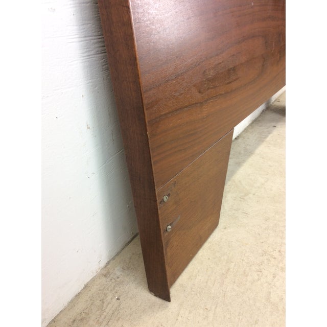 Mid Century Modern Full Sized Headboard by Albert Parvin for American of Martinsville For Sale In Philadelphia - Image 6 of 12