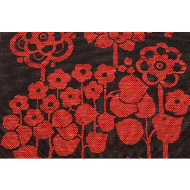 1970s 1970s Swedish Floral Wall Hanging For Sale - Image 5 of 6