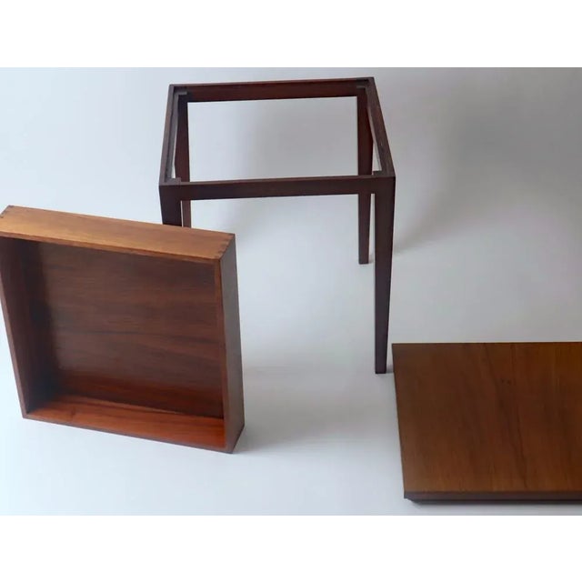 Small Teak Gaming Table, 1960s For Sale - Image 5 of 10