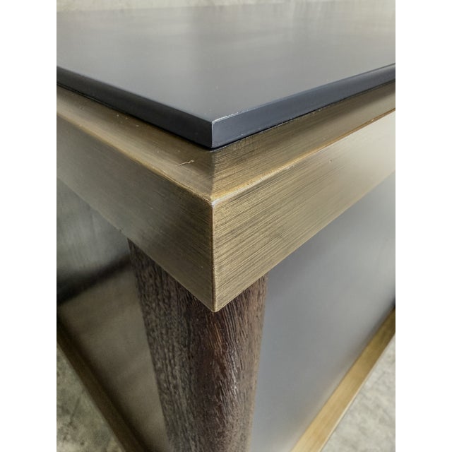 Wood Jiun Ho Montresor Sideboard - Oak, Cinnamon Brass Accents For Sale - Image 7 of 11