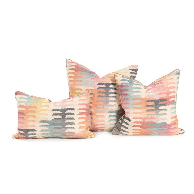 Navajo Multi 20x20 Poly Filled Pillow For Sale In Chicago - Image 6 of 10